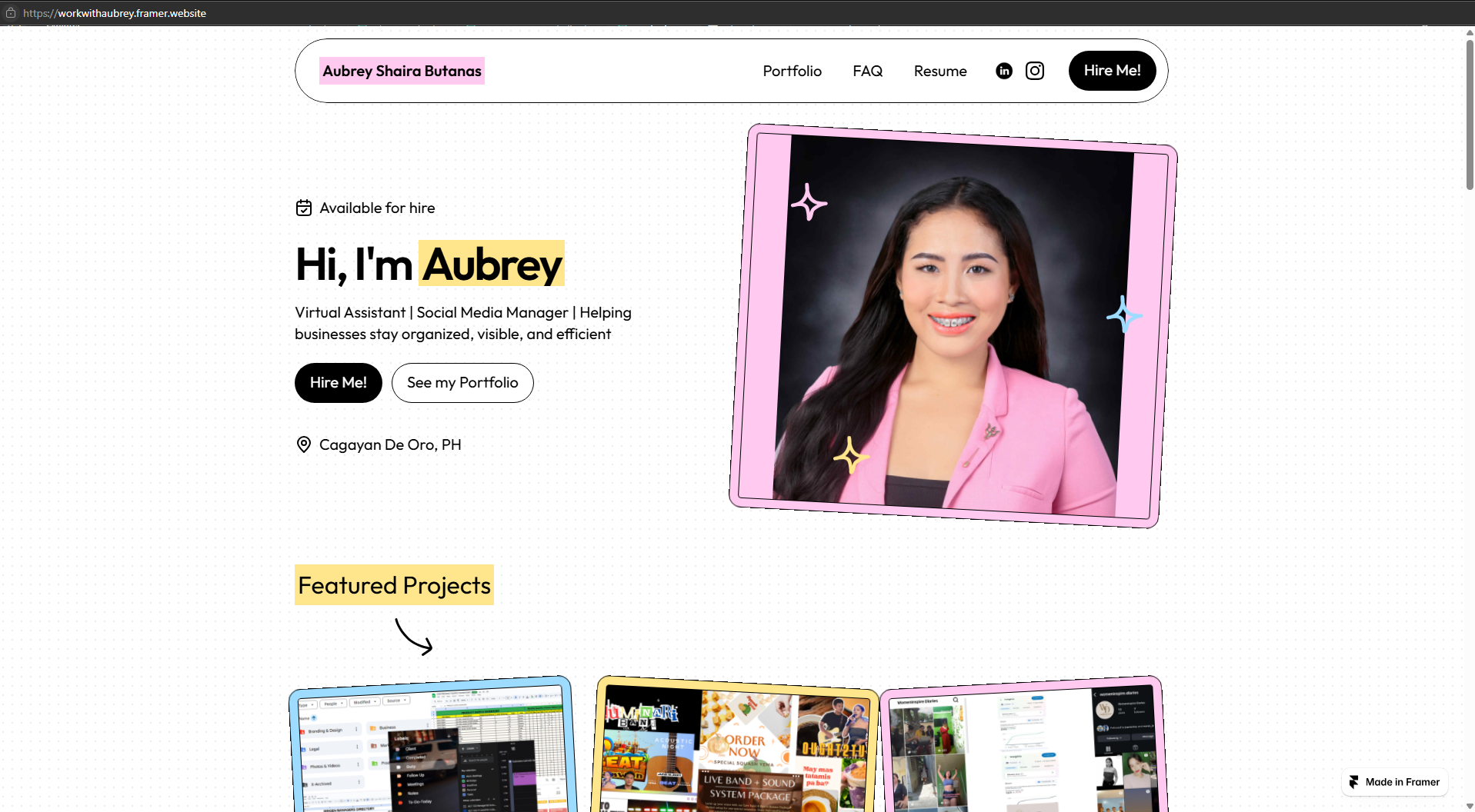Aubrey Portfolio Thumbnail